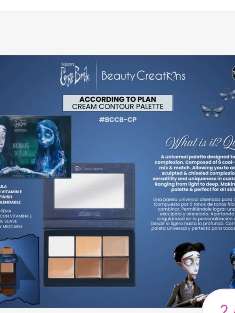 Beauty Creations X Corpse Bride 
